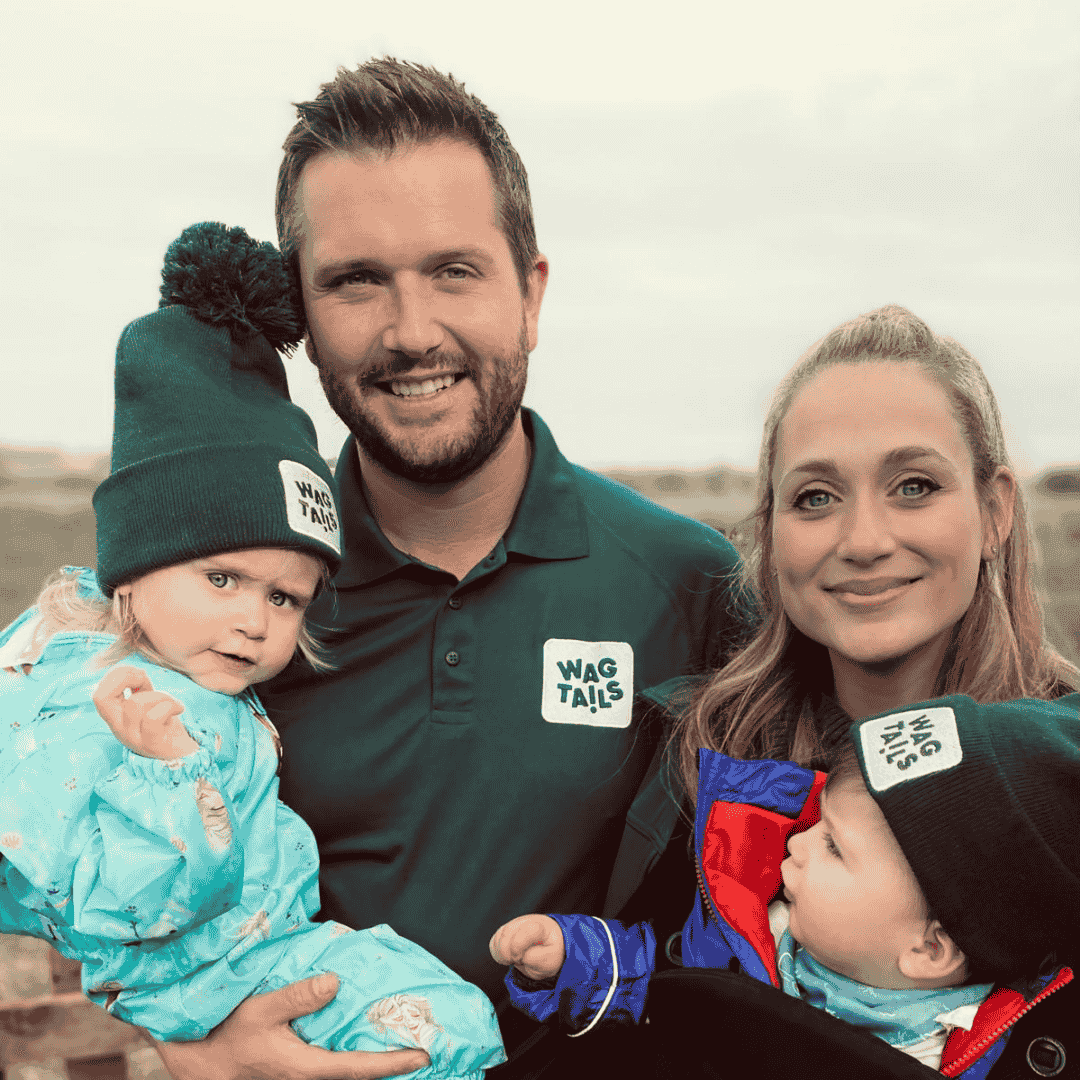 Luke, Jess, Evelyn and Alex at the Wagtails launch in 2022